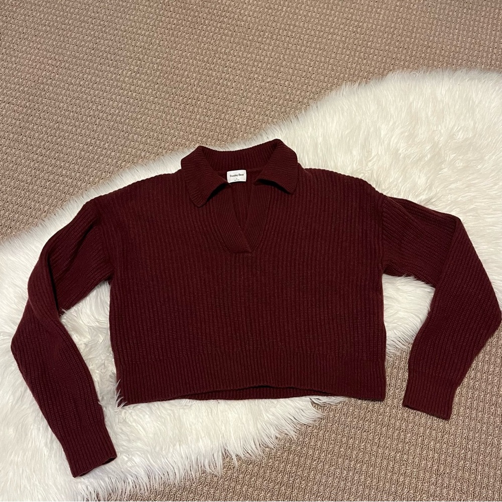 Small Aritzia Sunday Best Wool blend Sweater